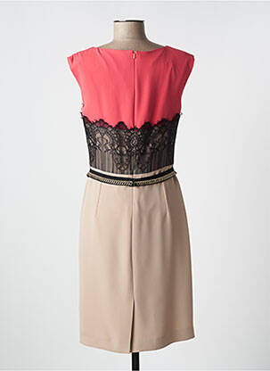 Robe mi-longue sans manche sans manche beige LINEA RAFFAELLI femme
