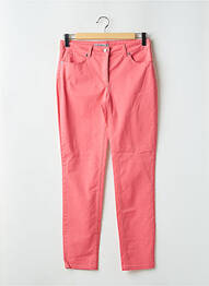 Pantalon slim stretch taille normale rose ASHLEY BROOKE femme