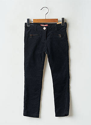 Pantalon slim tissage velours taille ajustable noir SCOTCH & SODA fille