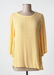 Blouse jaune KAFFE pour femme seconde vue