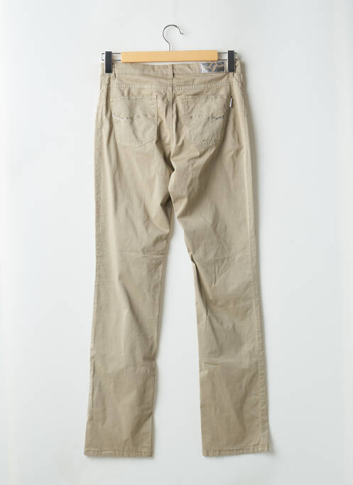 Pantalon droit beige GREEN ICE pour femme