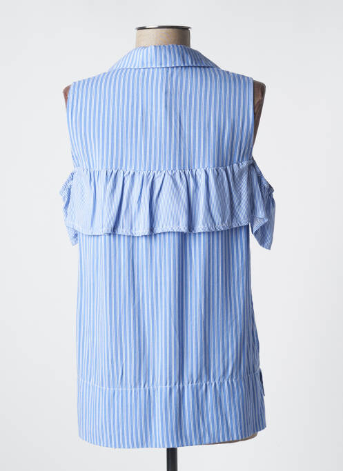 Top bleu POUPÉE DE SOIE pour femme