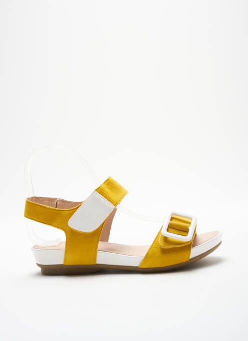 Sandales/Nu pieds jaune SWEET pour femme