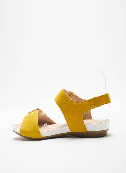 Sandales/Nu pieds jaune SWEET pour femme