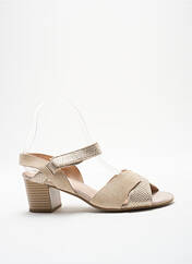 Sandales/Nu pieds beige SWEET pour femme seconde vue