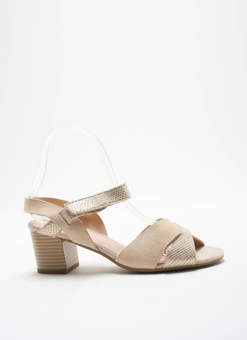 Sandales/Nu pieds beige SWEET pour femme