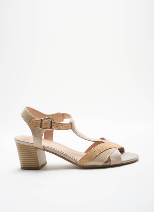 Sandales/Nu pieds beige SWEET pour femme