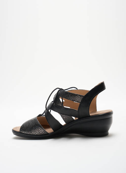 Sandales/Nu pieds noir SWEET pour femme