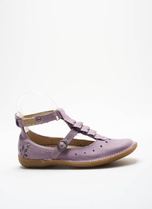 Ballerines violet NOËL pour fille