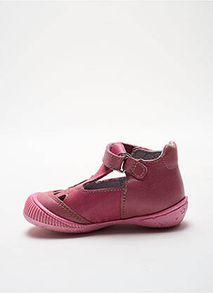 Sandales/nu pieds fermeture bride(s) bout rond rose fonce GBB fille