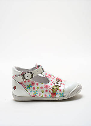 Sandales/nu pieds type de semelle anatomique bout rond blanc GBB fille