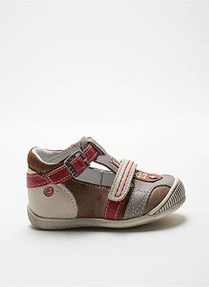 Sandales/nu pieds fermeture bride(s) bout rond marron GBB garcon