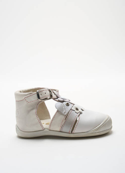 Sandales/nu pieds fermeture bride(s) bout rond blanc GBB fille