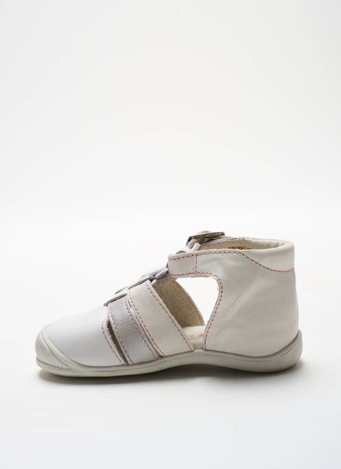 Sandales/nu pieds fermeture bride(s) bout rond blanc GBB fille