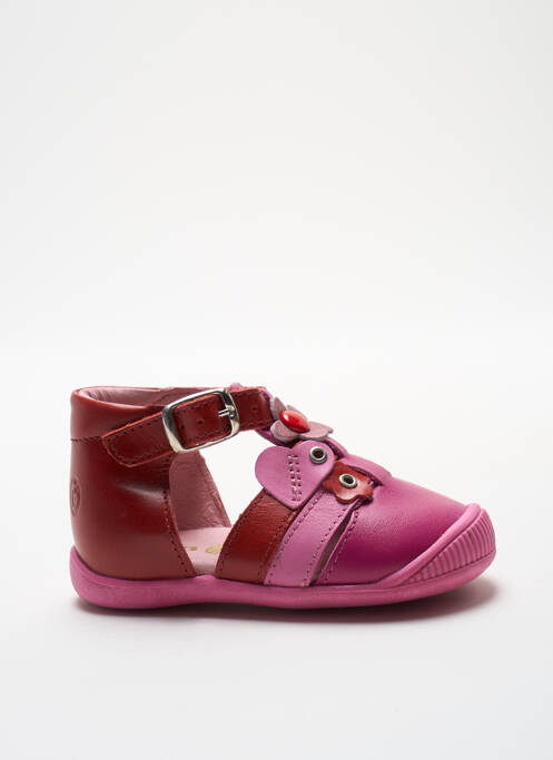 Sandales/nu pieds bout rond bout rond rose GBB fille
