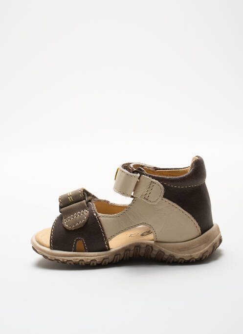 Sandales/Nu pieds marron GBB pour garçon