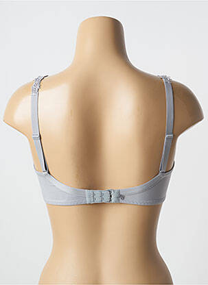 Soutien-gorge effet matière satinée haut soutien-gorge emboitant gris SIMONE PERELE femme