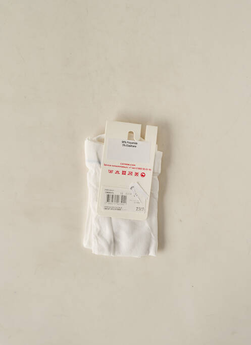 Collants blanc CATIMINI pour fille
