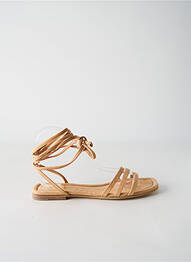 Sandales/nu pieds matière lisse talon plat jusqu'à 3cm marron KENNEL UND SCHMENGER femme