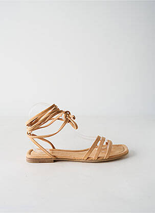 Sandales/nu pieds matière lisse talon plat jusqu'à 3cm marron KENNEL UND SCHMENGER femme