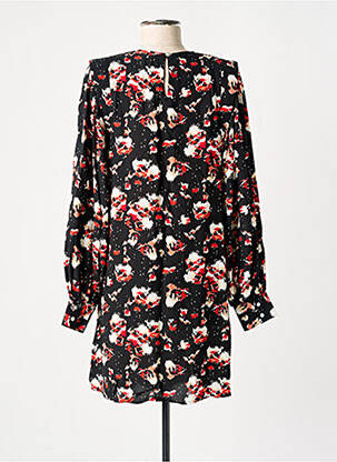 Robe courte manches longues manches longues noir CAMAIEU femme