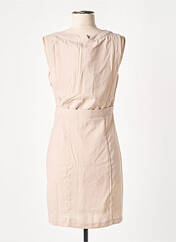 Robe courte beige LUCY PARIS pour femme seconde vue