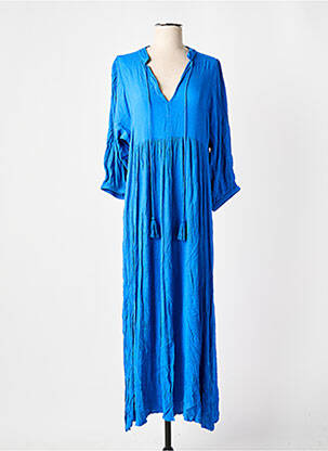 Robe longue bleu GOA pour femme