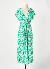 Robe longue vert GOA pour femme seconde vue