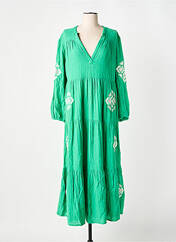 Robe longue vert GOA pour femme seconde vue