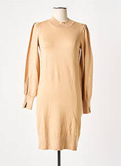 Robe pull beige CAMAIEU pour femme seconde vue