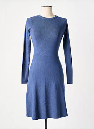 Robe pull bleu CASHMERE COMPANY pour femme