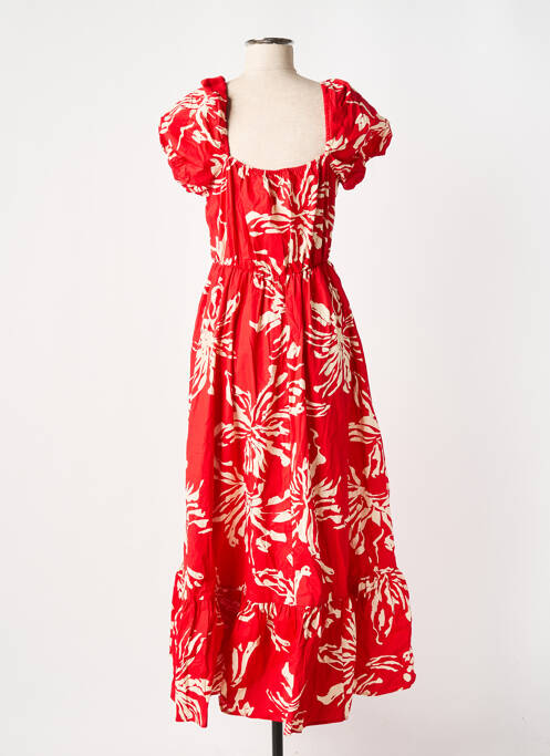 Robe longue rouge GOA pour femme