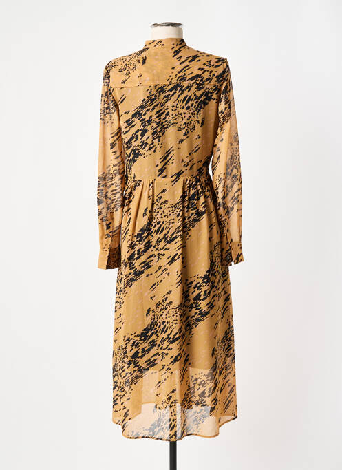 Robe mi-longue beige CALVIN KLEIN pour femme