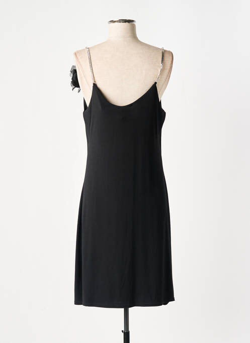 Robe mi-longue noir ESPERANCE pour femme