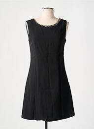 Robe longue coupe évasée sans manche noir LUCY & CO femme