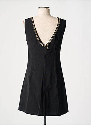 Robe longue coupe évasée sans manche noir LUCY & CO femme