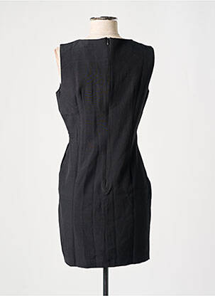 Robe mi-longue sans manche sans manche noir LUCY & CO femme