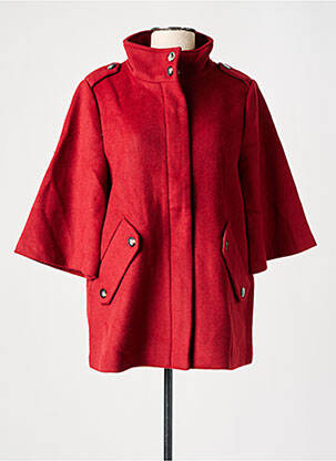 Manteau court coupe droite sans capuche rouge MEXX femme