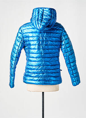Doudoune manches longues a capuche bleu LADC femme
