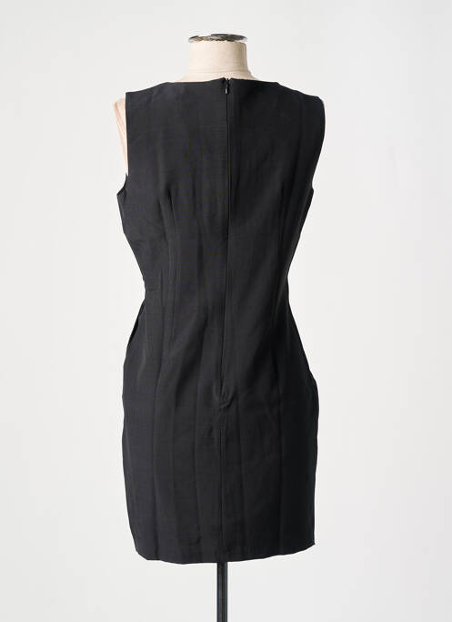 Robe mi-longue sans manche sans manche noir LUCY & CO femme