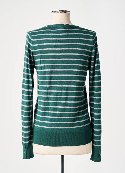 Gilet manches longues vert LACOSTE pour femme