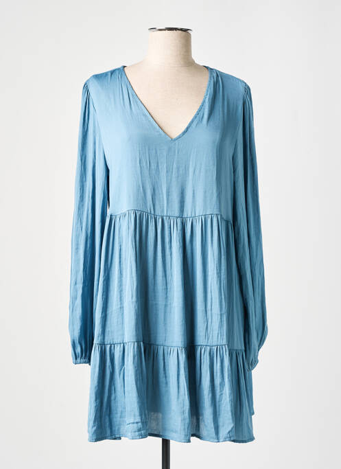 Robe courte bleu CAMAIEU pour femme