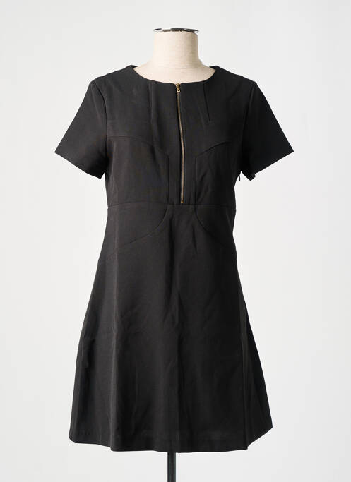 Robe mi-longue noir LUCY & CO pour femme