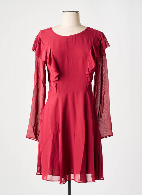 Robe mi-longue rouge PEPE JEANS pour femme