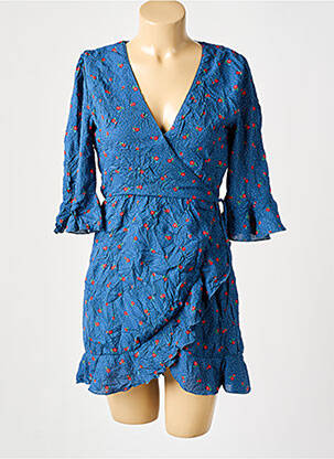 Combishort coupe cintrée manches 3/4 bleu PEPE JEANS fille