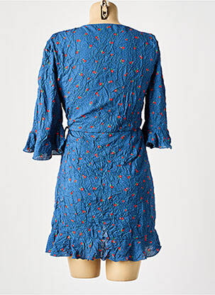 Combishort coupe cintrée manches 3/4 bleu PEPE JEANS fille