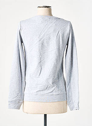 Sweat-shirt manches longues manches longues gris CAMAIEU femme