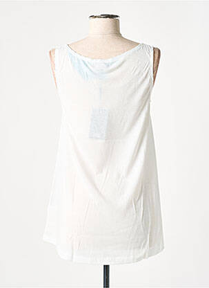 T-shirt imprimé fantaisie fines bretelles bleu JULIE femme