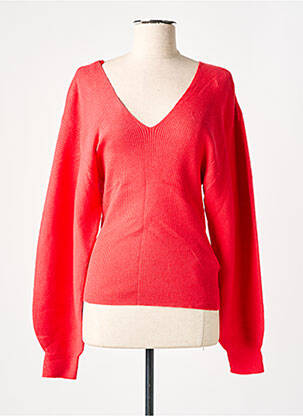 Pull rouge CAMAIEU pour femme