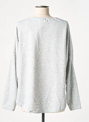 Sweat-shirt gris MADE IN ITALY pour femme seconde vue